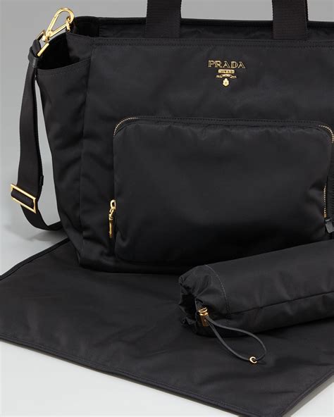 prada baby bag nero|prada nylon diaper bag.